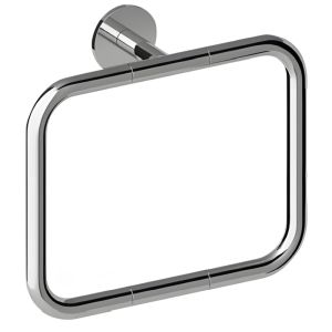 STANZA 61.6109.22 Toallero de argolla  en acabado Brushed Nickel PAN