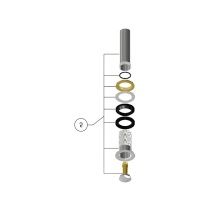 Refacción R2801158 Contra Redonda Con Click para Lavabo Inox Para Monomandos Para Lavabo, marca URREA RESIDENCIAL