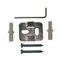 Refacción R2801953 Kit Fijación para accesorios. Línea Quadro Para Ganchos, Jaboneras, Juegos de Accesorios para el Baño , Porta Cepillos, Porta Rollos y Toalleros, marca URREA RESIDENCIAL