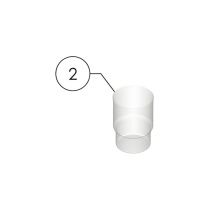 Refacción R280844 Vaso De Cristal Para Juegos de Accesorios para el Baño y Porta Vaso, marca DICA