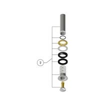 Refacción R280957 Contra Con Click Para Lavabo Para Monomandos, marca URREA RESIDENCIAL