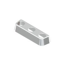 Refacción R430004 Cubierta 46 Cromo Para Mezcladoras  Para Lavabo 4", marca URREA RESIDENCIAL