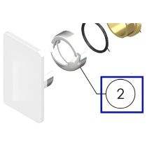 Refacción R474100 Tapa para Monomando de Lavabo a pared, para Monomandos para Lavabo, marca URREA RESIDENCIAL